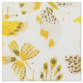 Tissu CLUTTERFLIS Papillon jaune Impression (Fermer)