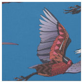 Tissu cobalt d'agami héron (Fermer)