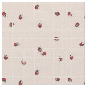 Tissu Coccinelle