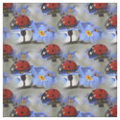 Tissu coccinelle (Échantillon)