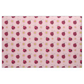 Tissu Coccinelles et fleurs (Fat Quarter)