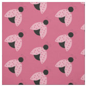 Tissu Coccinelles roses (Échantillon)
