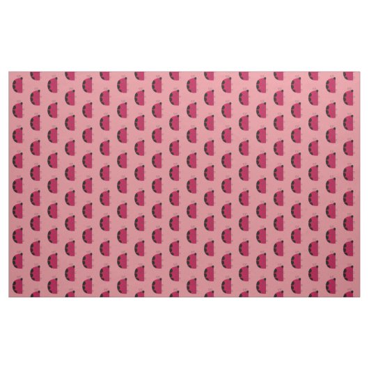 Tissu Coccinelles roses mignonnes (Yard)
