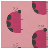 Tissu Coccinelles roses mignonnes (Fermer)