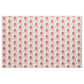 Tissu Cochon Dabbing amusant (Fat Quarter)