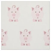 Tissu Cochon mignon surpris (Échantillon)