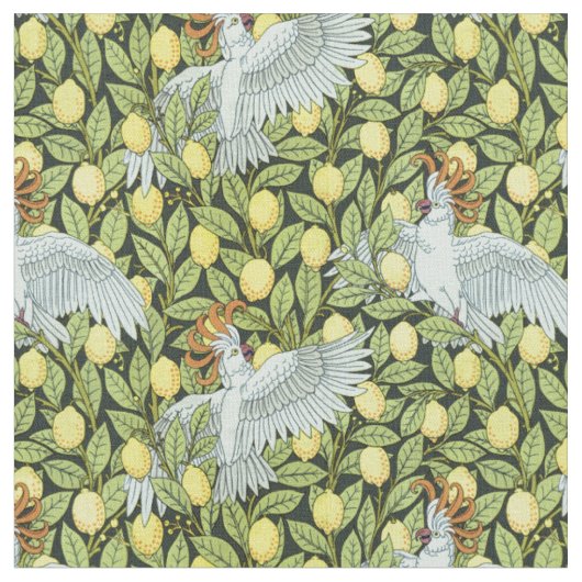 Tissu Cockatoo aux citrons (Fermer)