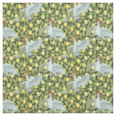 Tissu Cockatoo aux citrons (Échantillon)