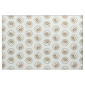 Tissu Cocker Spaniel Peinture Buff Gold Original Chien A (Fat Quarter)