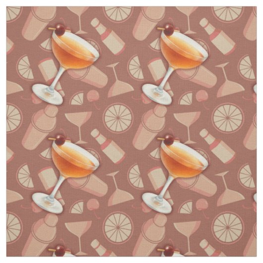 Tissu Cocktail Manhattan (Échantillon)