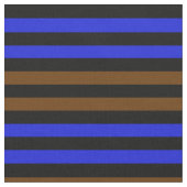 Tissu Coco brun, Royal Bleu, point noir de minuit (Fermer)