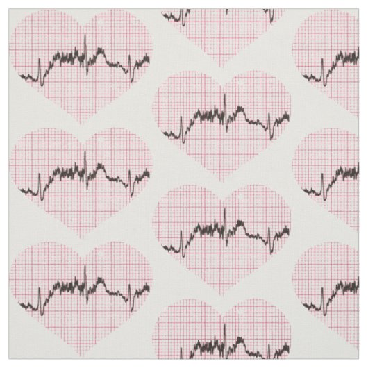 Tissu Coeur Beat VII (Échantillon)