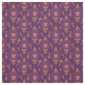 Tissu Coeur-clé-motif (Échantillon)
