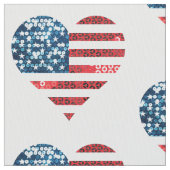 tissu coeur de drapeau usa (fermé)