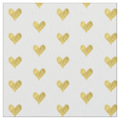 Tissu Coeur de feuille d'or (fermé)