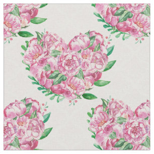 Tissu coeur de la tourbe d'aquarelle