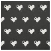 Tissu Coeur de pixel 8 bits (Échantillon)