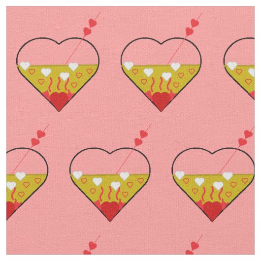 Tissu Coeur de Shirley Temple (Fermer)