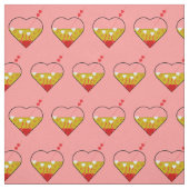 Tissu Coeur de Shirley Temple (Échantillon)