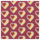 Tissu Coeur de spaghetti (Échantillon)
