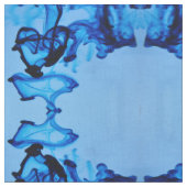 Tissu Coeur de teint bleu (Fermer)