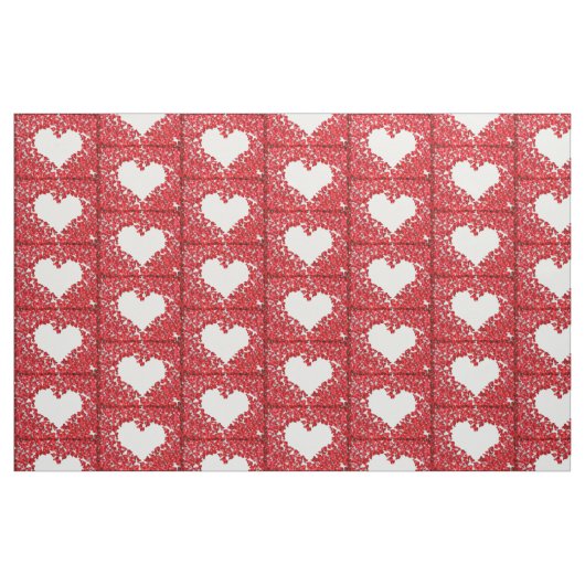Tissu Coeur des fleurs (Fat Quarter)
