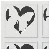 Tissu Coeur papillon (fermé)