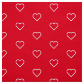Tissu Coeur rouge (Échantillon)
