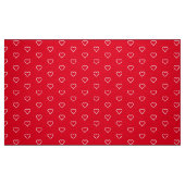 Tissu Coeur rouge (Fat Quarter)