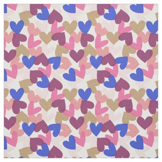 Tissu Coeurs (Échantillon)