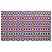 Tissu Coeurs À damiers colorés (Yard)