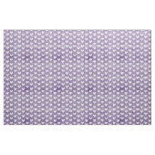 Tissu Coeurs blancs sur pourpre foncé (Fat Quarter)