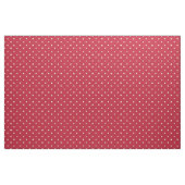 Tissu Coeurs blancs sur rouge (Yard)