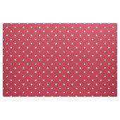 Tissu Coeurs blancs sur rouge (Fat Quarter)