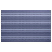 Tissu Cœurs bleu foncé et bleu clair à rayures (Fat Quarter)