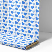 Tissu Cœurs Bleus