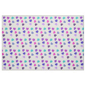 Tissu Cœurs colorés mignons (Fat Quarter)