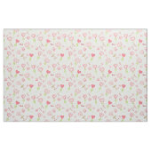 Tissu Coeurs d'amour fleurissant 2 (Fat Quarter)