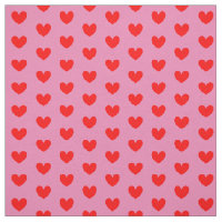 Coeurs d'amour rouge sur rose mignon