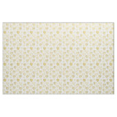 Tissu Coeurs d'aquarelle d'or (Fat Quarter)