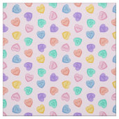 Tissu Coeurs de bonbons (Échantillon)