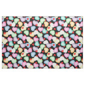 Tissu Cœurs de bonbons de la Saint-Valentin (Fat Quarter)