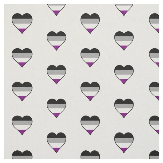 Tissu Coeurs de fierté de l'homosexualité (Échantillon)