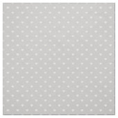 Tissu Coeurs de point de Polka gris (Échantillon)