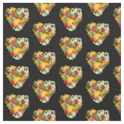 Tissu Coeurs de récolte végétale (Fermer)