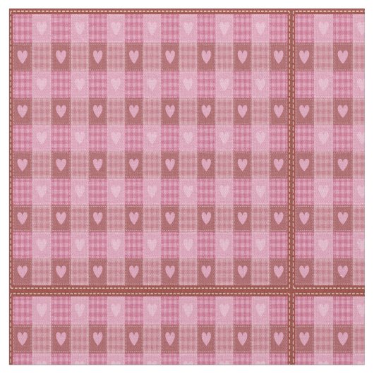 Tissu Coeurs de Saint-Valentin utilisés (Fermer)