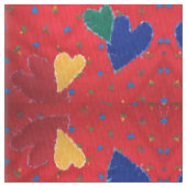 Tissu Coeurs dorés (fermé)