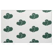 Tissu Cœurs Doubles Vert Foncé (Fat Quarter)