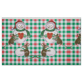 Tissu Coeurs et Amis de Snowman Fabric (Fat Quarter)
