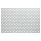 Tissu : Coeurs gris (Yard)